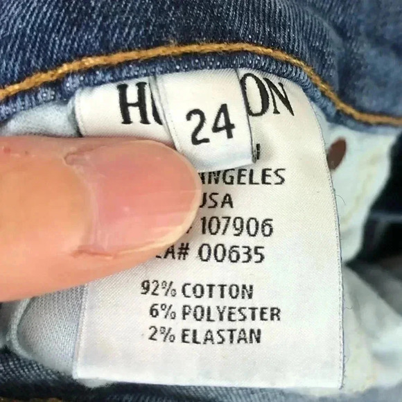 🔥HP🔥 Hudson Women’s Mid Rise Nico Super Skinny Snake Jeans Size 24 - Picture 7 of 12